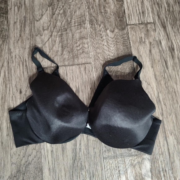 Cacique black lightly lined full coverage 44C underwire bra Lane Bryant - Picture 2 of 10
